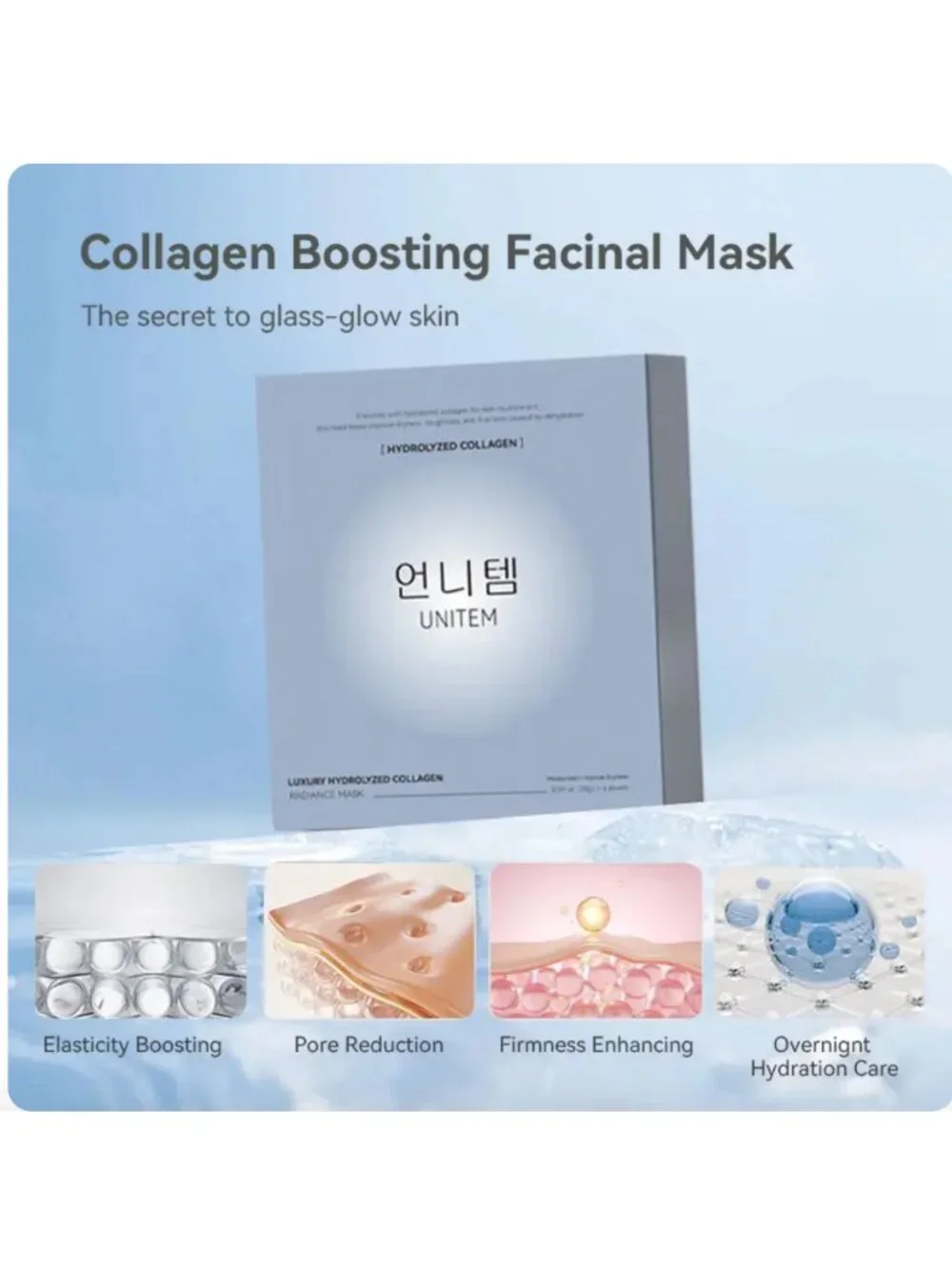 K-Beatuy Hydrolyzed Collagen Radiance Sleep Wrapping Facial Mask